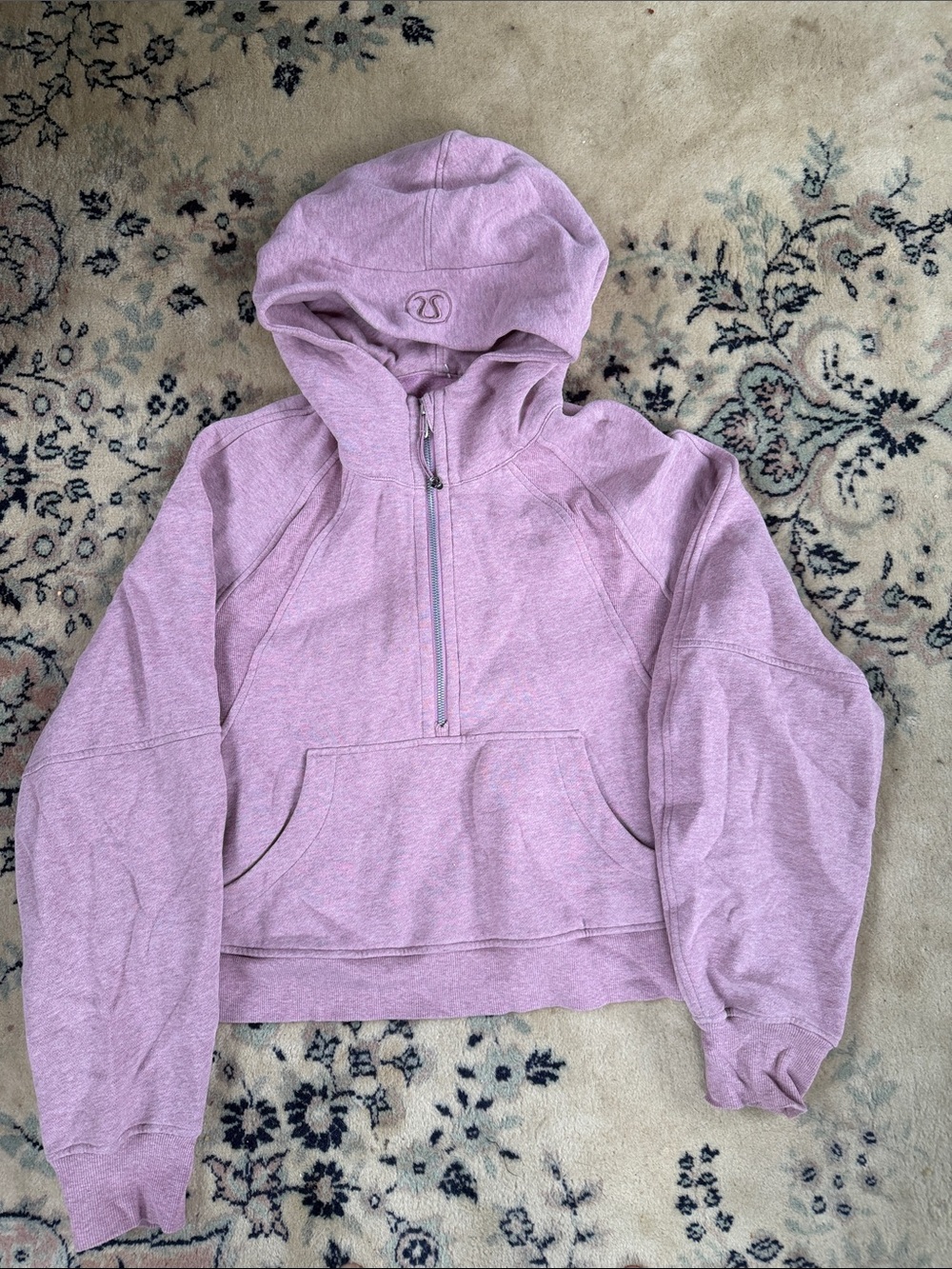 lululemon athletica Lilac Half-Zip Hoodie